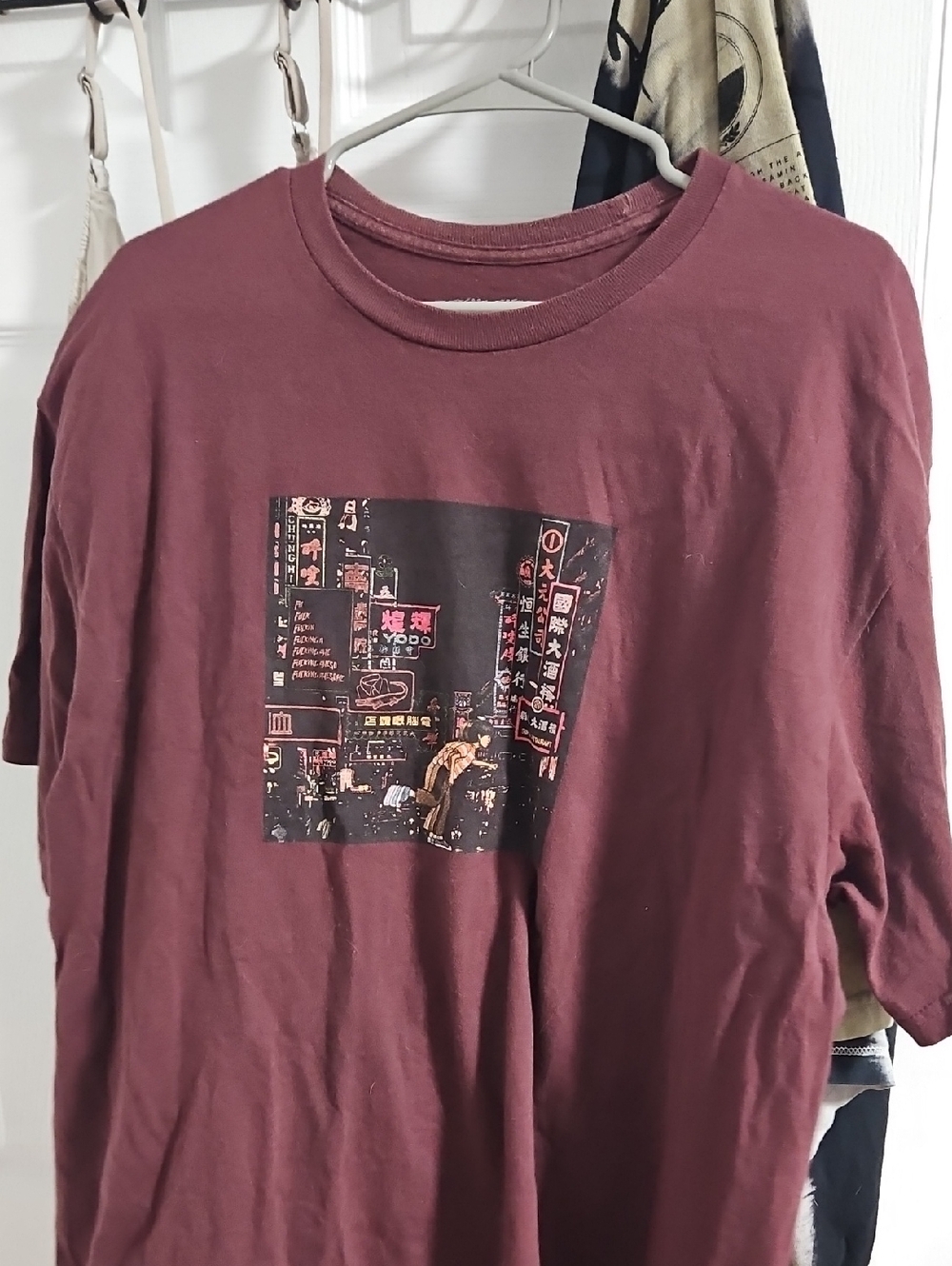 CaliBear Prints Japanese Street Market Art Aesthetic Graphic T-Shirt Light